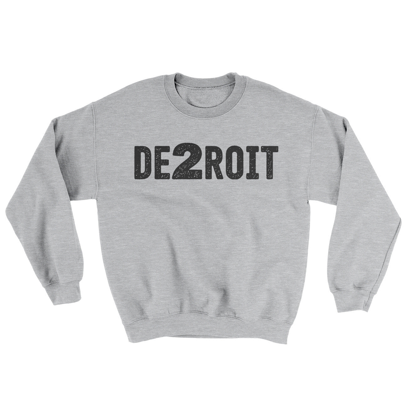 De2Roit Ugly Sweater Sport Grey | Funny Shirt from Famous In Real Life