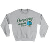 Geography Is Where It’s At Ugly Sweater Sport Grey | Funny Shirt from Famous In Real Life