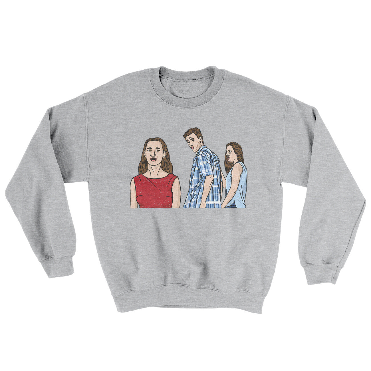Distracted Boyfriend Meme Ugly Sweater | Funny Shirt from Famous In Real Life