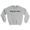 Hug Your Bros Ugly Sweater Sport Grey | Funny Shirt from Famous In Real Life