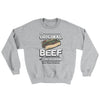 The Original Beef Of Chicagoland Ugly Sweater Sport Grey | Funny Shirt from Famous In Real Life