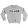 Yes Chef Ugly Sweater Sport Grey | Funny Shirt from Famous In Real Life