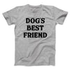 Dog’s Best Friend Men/Unisex T-Shirt Sport Grey | Funny Shirt from Famous In Real Life
