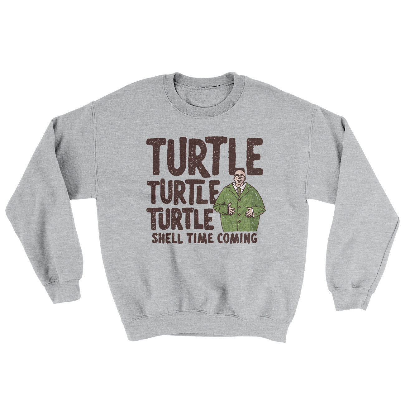 Turtle Turtle Turtle Ugly Sweater Sport Grey | Funny Shirt from Famous In Real Life