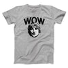 Wow Men/Unisex T-Shirt Sport Grey | Funny Shirt from Famous In Real Life