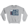 Red White And Brew Ugly Sweater Sport Grey | Funny Shirt from Famous In Real Life
