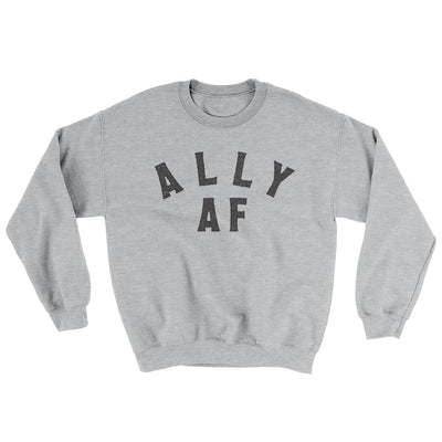 Ally Af Ugly Sweater Sport Grey | Funny Shirt from Famous In Real Life