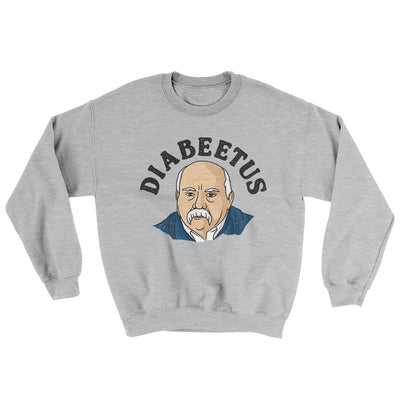 Diabeetus Ugly Sweater Sport Grey | Funny Shirt from Famous In Real Life