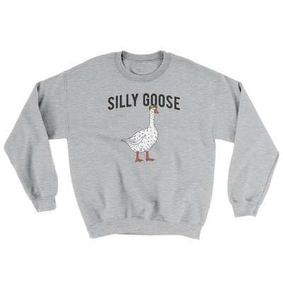 Silly Goose Ugly Sweater Sport Grey | Funny Shirt from Famous In Real Life