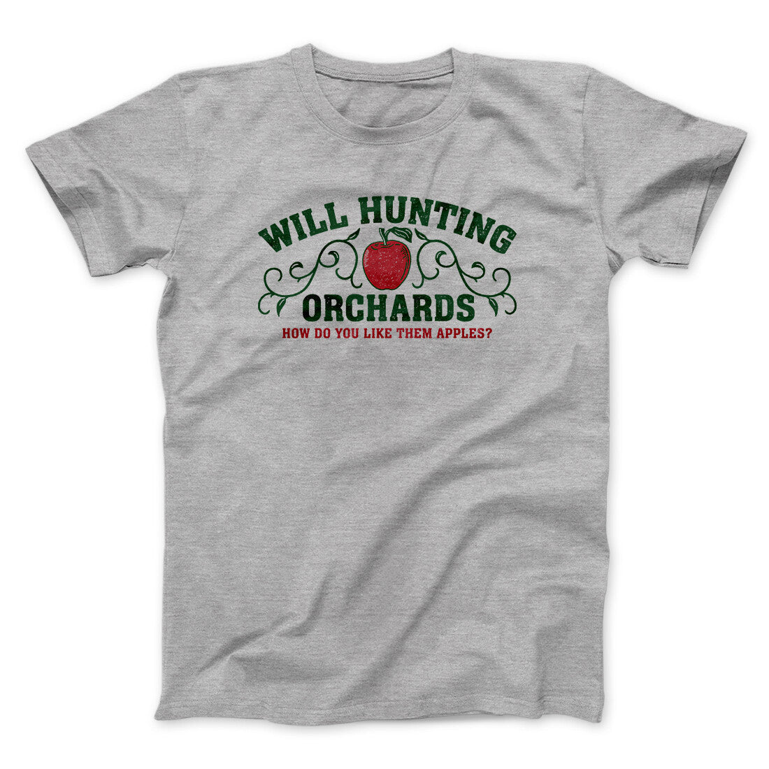 Will Hunting Orchards Funny Movie Men/Unisex T-Shirt Sport Grey | Funny Shirt from Famous In Real Life