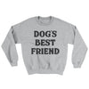 Dog’s Best Friend Ugly Sweater Sport Grey | Funny Shirt from Famous In Real Life