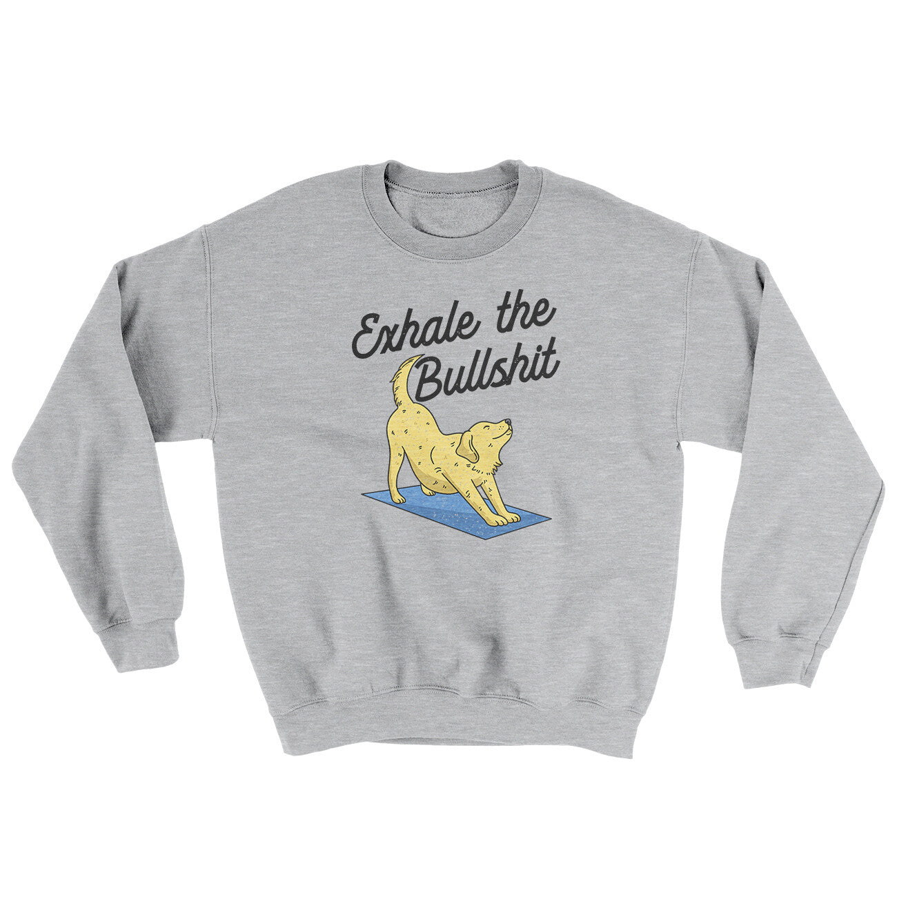 Exhale The Bullshit Ugly Sweater | Funny Shirt from Famous In Real Life