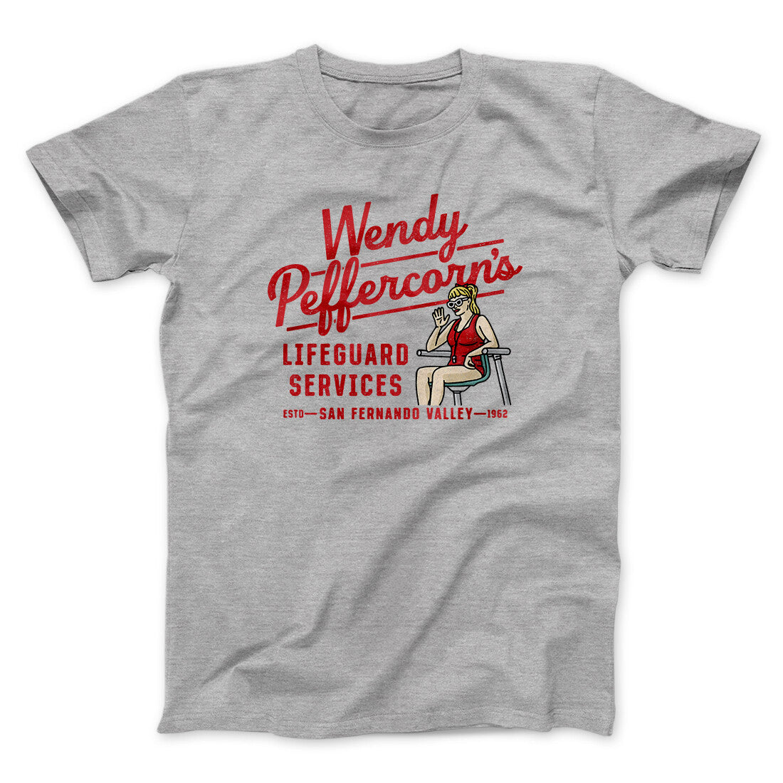 Wendy Peffercorn’s Lifeguard Services Men/Unisex T-Shirt | Funny Shirt from Famous In Real Life