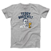Teddy Boozevelt Men/Unisex T-Shirt Sport Grey | Funny Shirt from Famous In Real Life