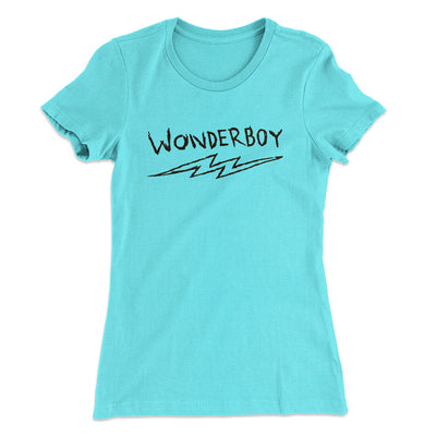 Wonderboy Women's T-Shirt Tahiti Blue | Funny Shirt from Famous In Real Life