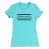 Thinking About The Roman Empire Women's T-Shirt Tahiti Blue | Funny Shirt from Famous In Real Life