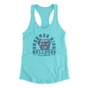 Shermer High Bulldogs Women's Racerback Tank Tahiti Blue | Funny Shirt from Famous In Real Life