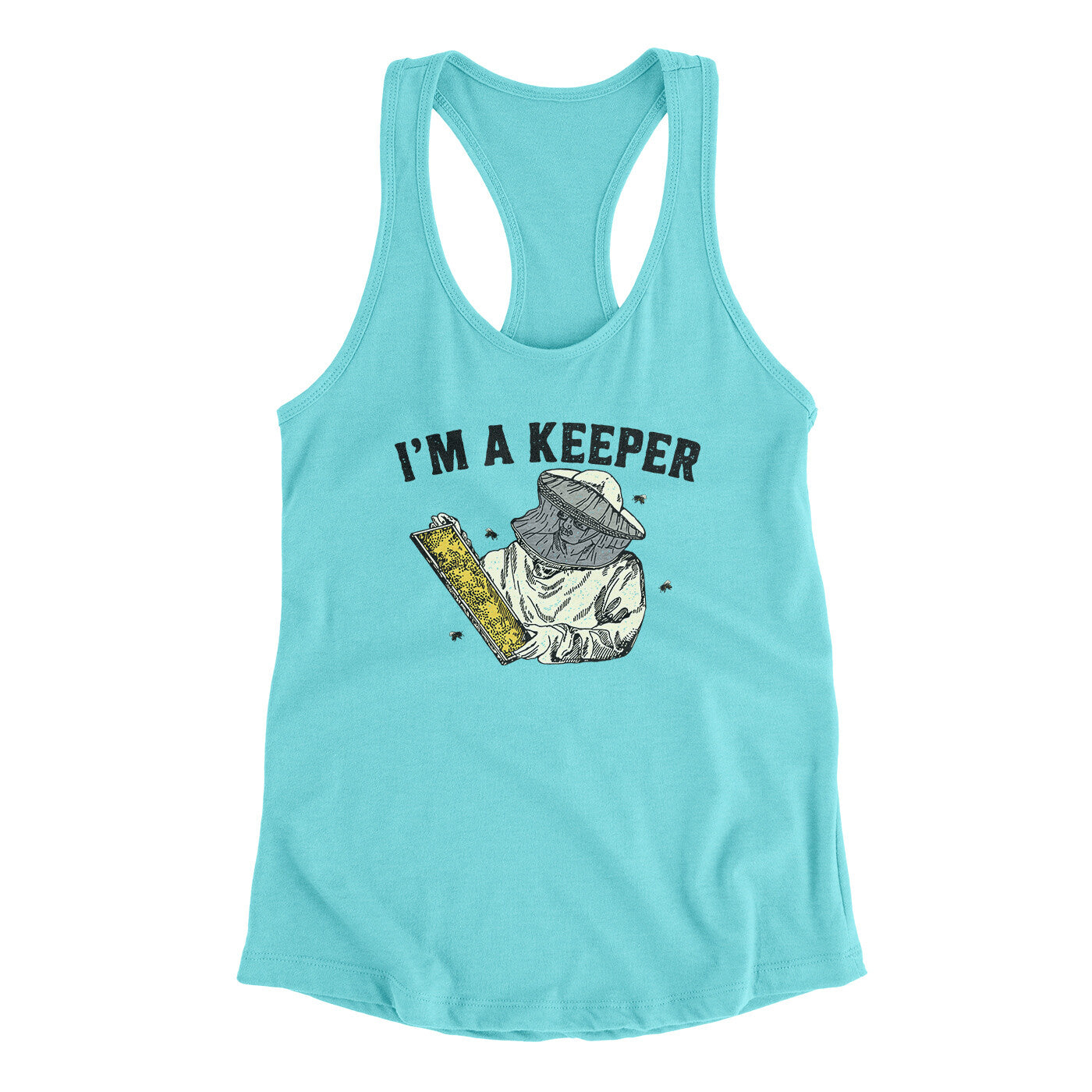 I'm A Keeper Women's Racerback Tank | Funny Shirt from Famous In Real Life