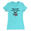 There It Is Mikey His Head Is Bleeding Women's T-Shirt Tahiti Blue | Funny Shirt from Famous In Real Life