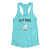 Silly Goose Women's Racerback Tank Tahiti Blue | Funny Shirt from Famous In Real Life