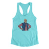 Disappointed Fan Meme Women's Racerback Tank Tahiti Blue | Funny Shirt from Famous In Real Life