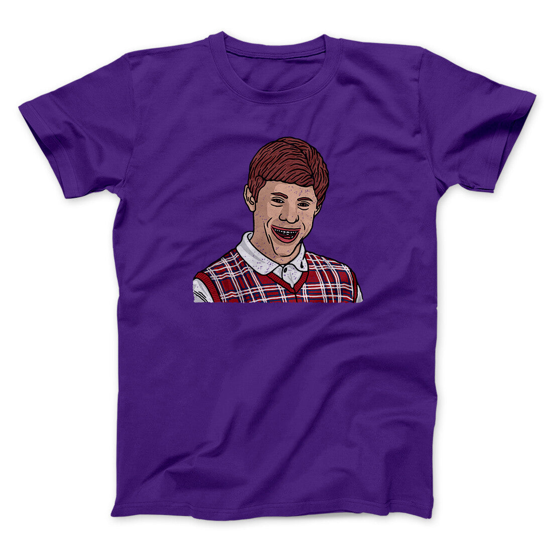 Bad Luck Brian Meme Funny Men/Unisex T-Shirt | Funny Shirt from Famous In Real Life