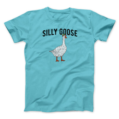 Silly Goose Men/Unisex T-Shirt Tropical Blue | Funny Shirt from Famous In Real Life