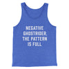 Negative Ghostrider The Pattern Is Full Men/Unisex Tank Top True Royal TriBlend | Funny Shirt from Famous In Real Life