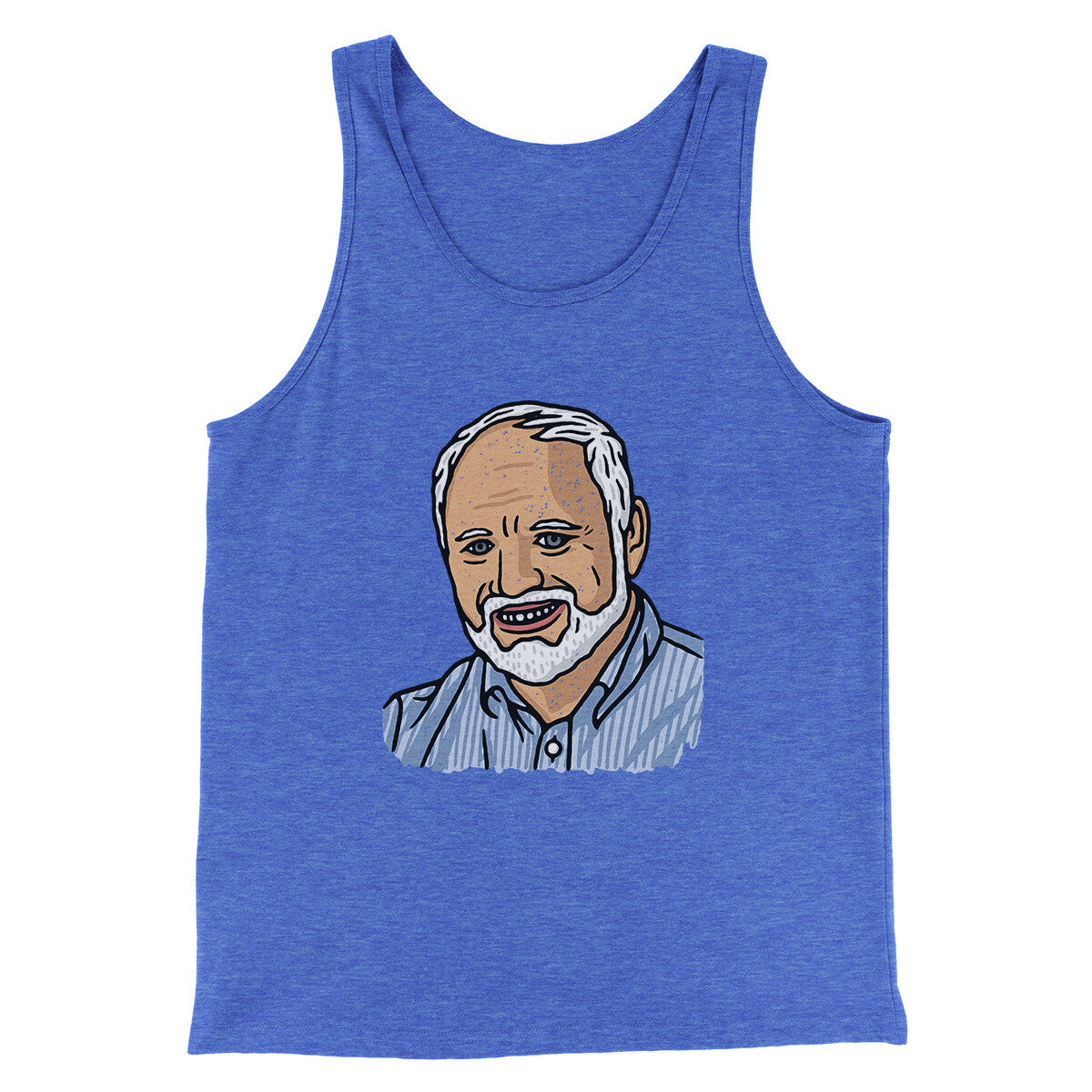 Hide The Pain Harold Funny Men/Unisex Tank Top | Funny Shirt from Famous In Real Life