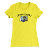 Get In Loser Women's T-Shirt Vibrant Yellow | Funny Shirt from Famous In Real Life