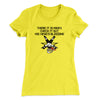 There It Is Mikey His Head Is Bleeding Women's T-Shirt Vibrant Yellow | Funny Shirt from Famous In Real Life
