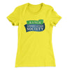 Ranch Appreciation Society Funny Women's T-Shirt Vibrant Yellow | Funny Shirt from Famous In Real Life