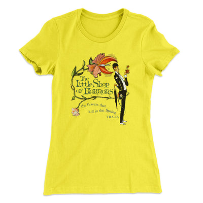 Little Shop Of Horrors Women's T-Shirt Vibrant Yellow | Funny Shirt from Famous In Real Life