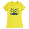 Jon Voight's Car Women's T-Shirt Vibrant Yellow | Funny Shirt from Famous In Real Life