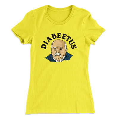 Diabeetus Women's T-Shirt Vibrant Yellow | Funny Shirt from Famous In Real Life