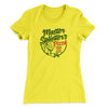 Master Splinters Pizza Women's T-Shirt Vibrant Yellow | Funny Shirt from Famous In Real Life