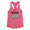 Geology Rocks Women's Racerback Tank Vintage Pink | Funny Shirt from Famous In Real Life