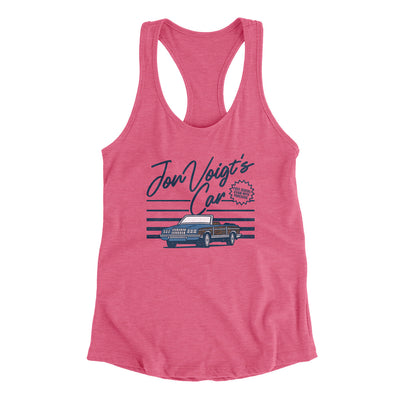 Jon Voight's Car Women's Racerback Tank Vintage Pink | Funny Shirt from Famous In Real Life