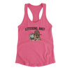 Littering, And? Women's Racerback Tank Vintage Pink | Funny Shirt from Famous In Real Life