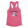 Ben Drankin Women's Racerback Tank Vintage Pink | Funny Shirt from Famous In Real Life