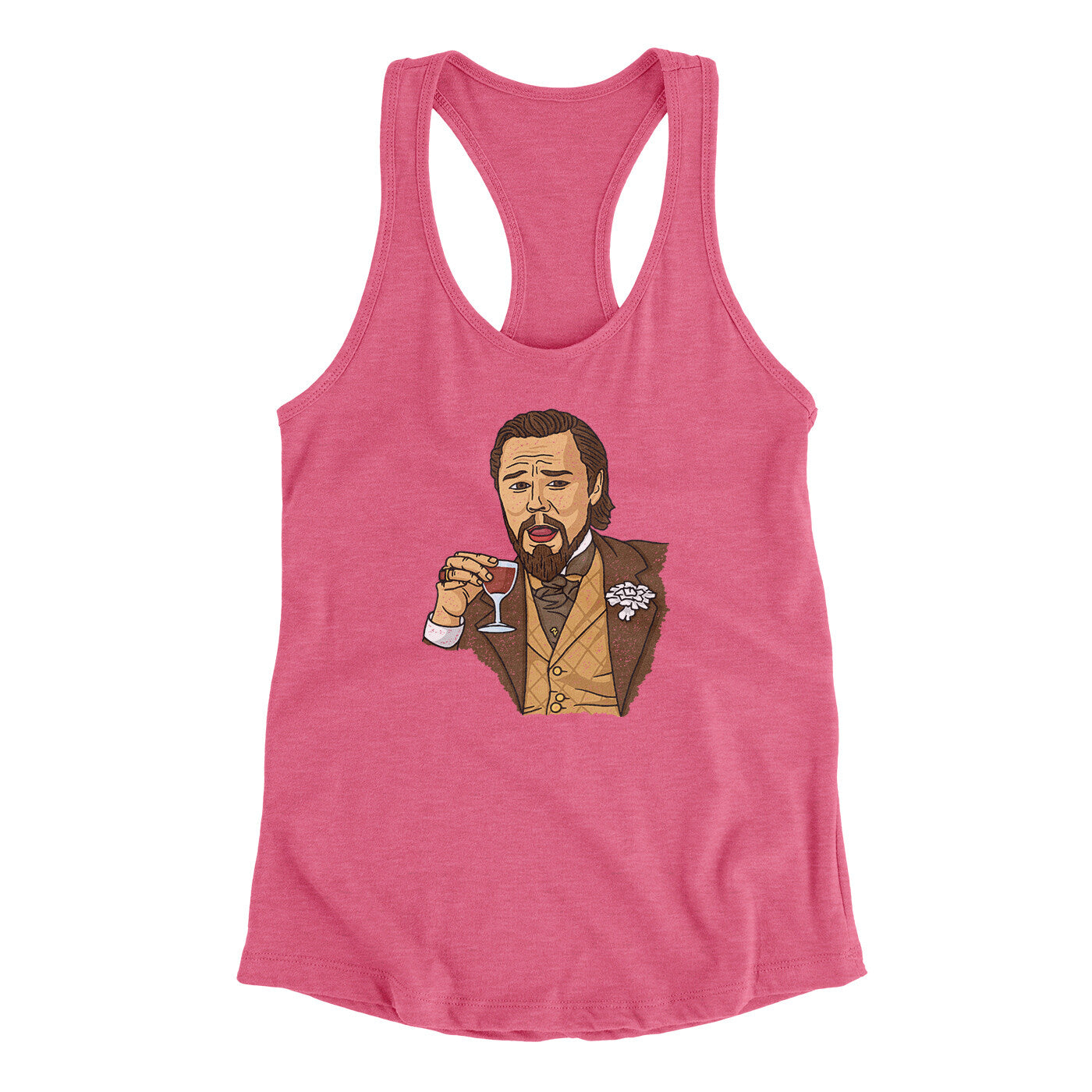 Calvin Candie Meme Funny Women's Racerback Tank | Funny Shirt from Famous In Real Life