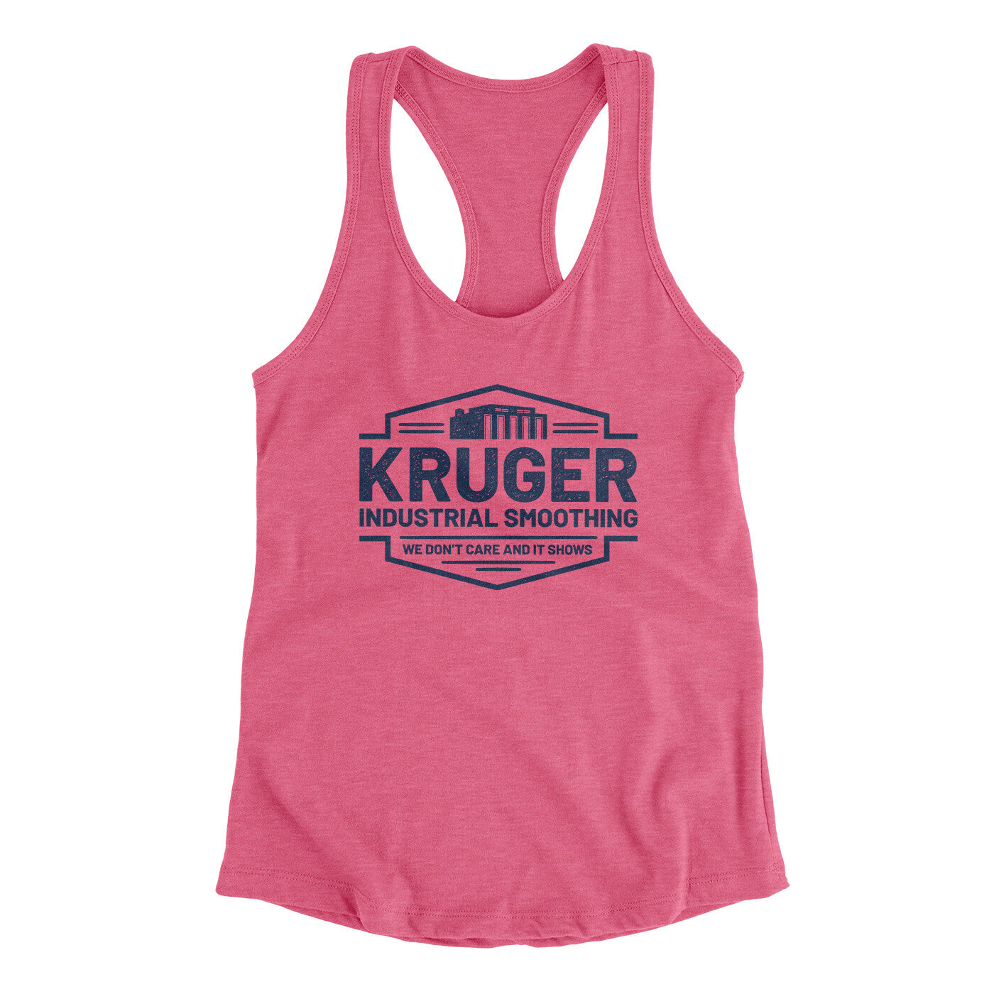 Kruger Industrial Smoothing Women's Racerback Tank | Funny Shirt from Famous In Real Life