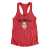John Travolta Women's Racerback Tank Vintage Red | Funny Shirt from Famous In Real Life
