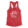 Wendy Peffercorn’s Lifeguard Services Women's Racerback Tank Vintage Red | Funny Shirt from Famous In Real Life