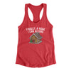 Finally A Home I Can Afford Women's Racerback Tank Vintage Red | Funny Shirt from Famous In Real Life