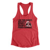 I Am Your Father’s Brother’s Nephew’s Cousin’s Former Roommate Women's Racerback Tank Vintage Red | Funny Shirt from Famous In Real Life