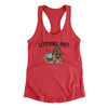 Littering, And? Women's Racerback Tank Vintage Red | Funny Shirt from Famous In Real Life