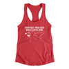 Countries Who Have Won A Super Bowl Women's Racerback Tank Vintage Red | Funny Shirt from Famous In Real Life