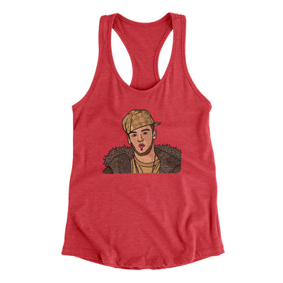 Scumbag Steve Meme Funny Women's Racerback Tank Vintage Red | Funny Shirt from Famous In Real Life