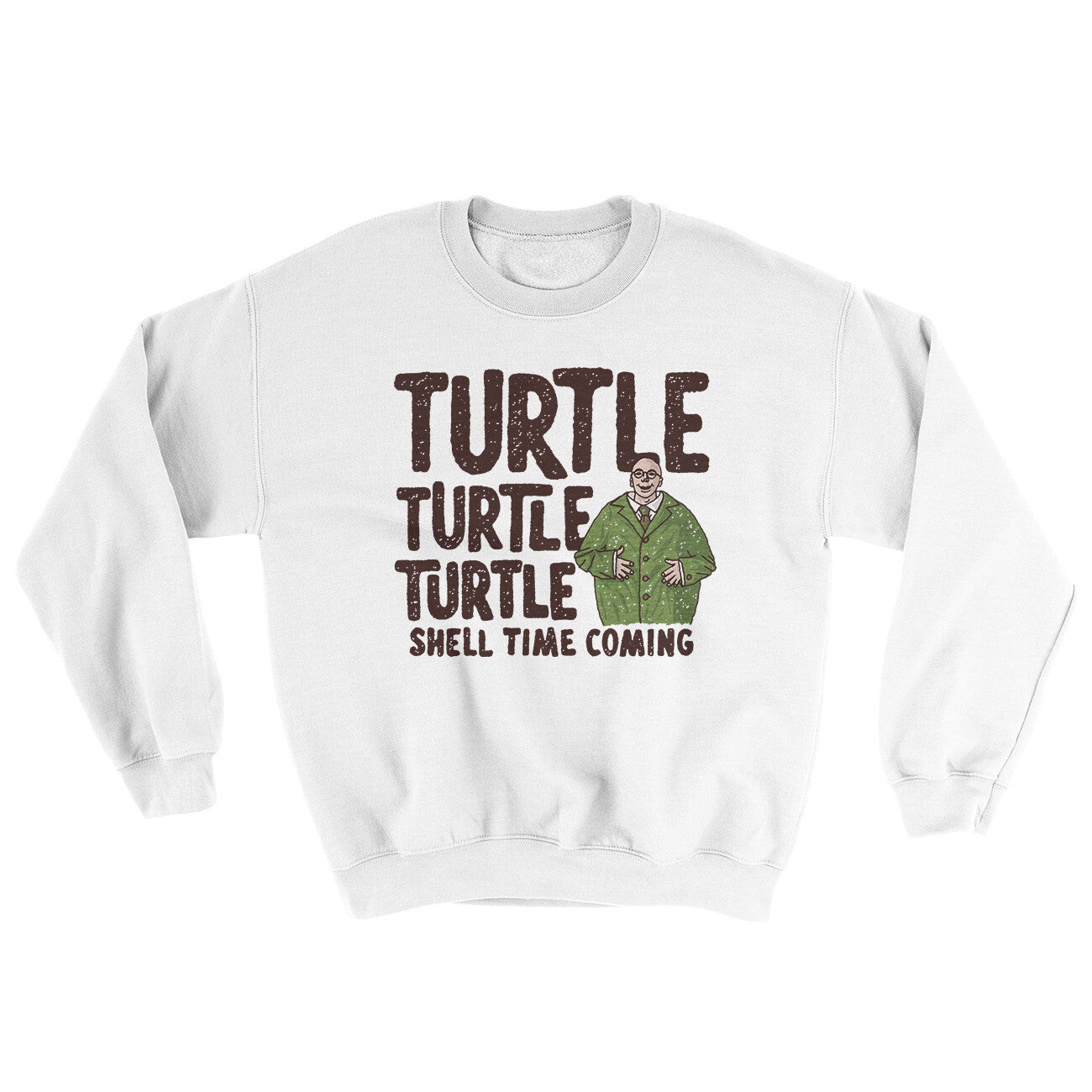 Turtle Turtle Turtle Ugly Sweater White | Funny Shirt from Famous In Real Life